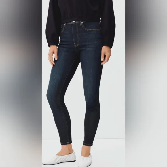 Rise Cigarette Jean Everlane Authentic Stretch Review EVERLANE The